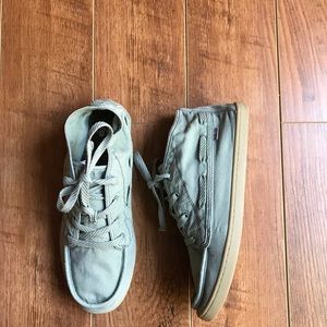 Sanuk canvas hi tops